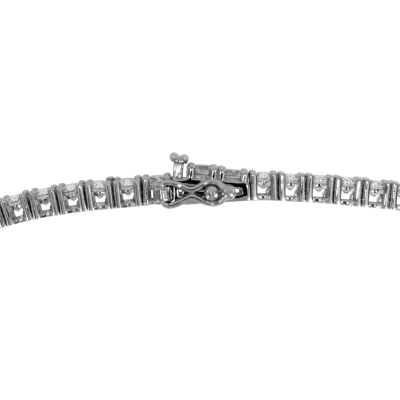 Armband, Silber 925/000, Zirkonia, 18 oder 19 cm lang