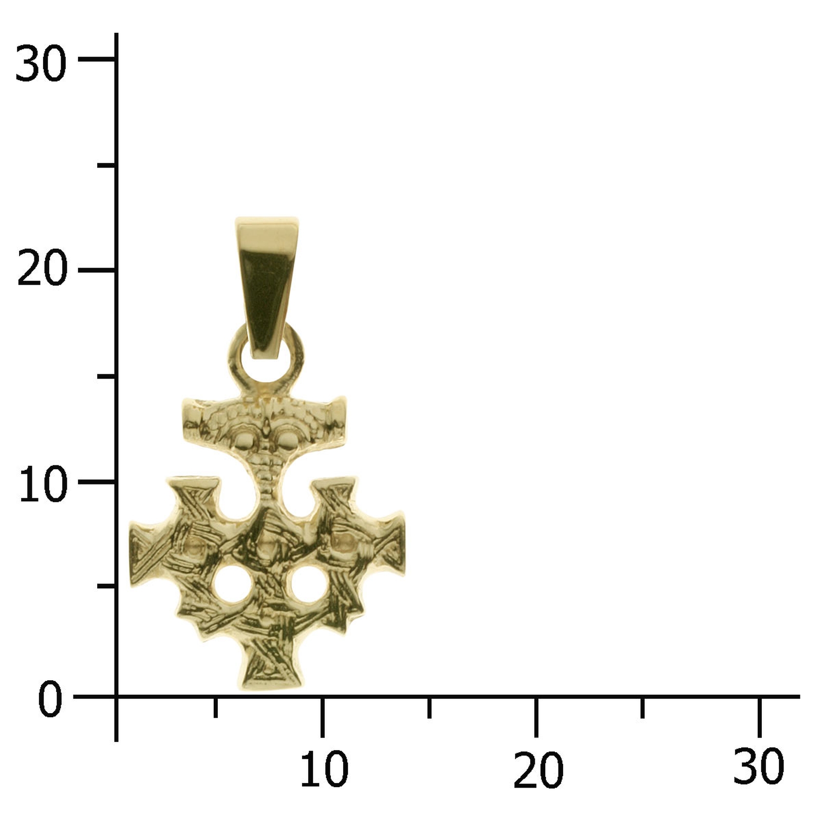 Anhänger Hiddensee klein, Gold 585/000