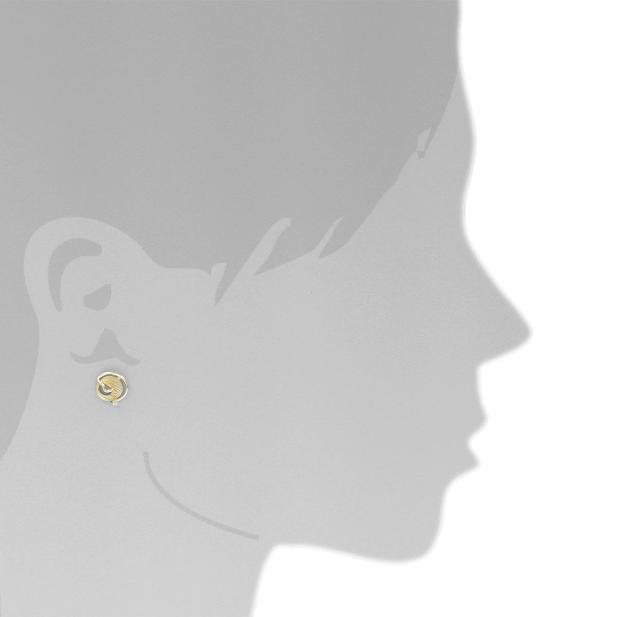 Ohrstecker Gold 333/000, Zirkonia
