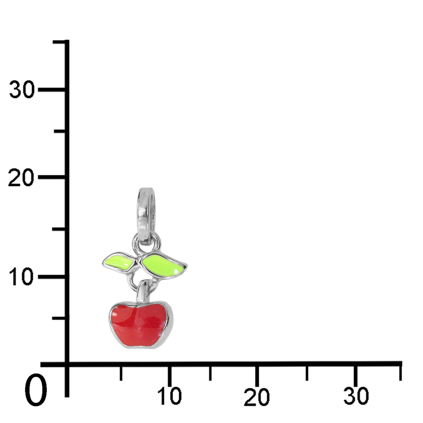 Anhänger "Apfel", Silber 925/000