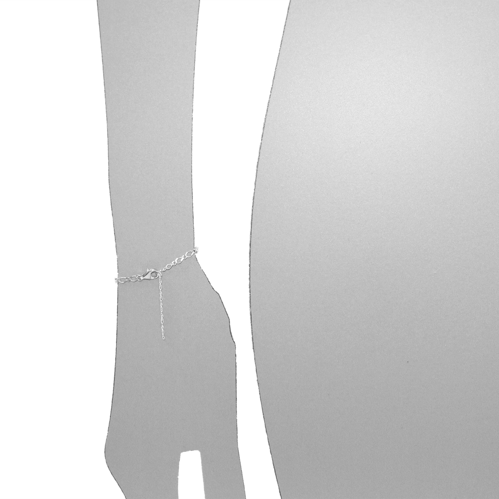 Armband "Hund", Silber 925/000, Bernstein Armband "Hund", Silber 925/000, Bernstein