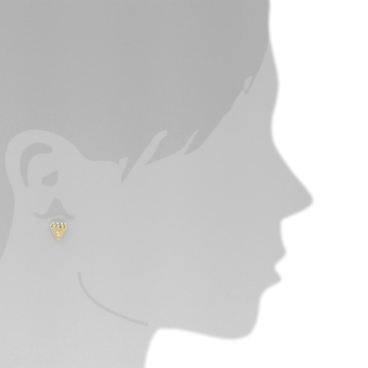 Ohrstecker Gold 333/000, Zirkonia