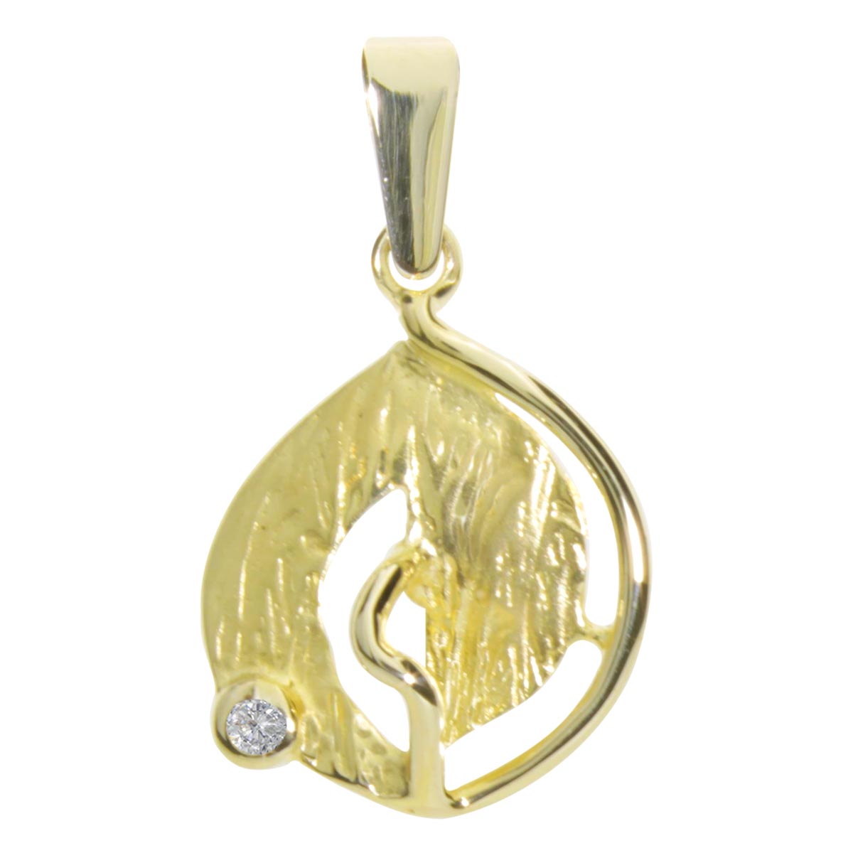 Anhänger Gold 333/000, Zirkonia