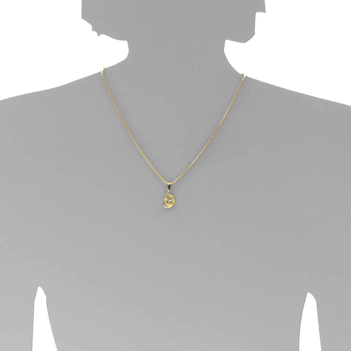 Anhänger Gold 333/000, Zirkonia