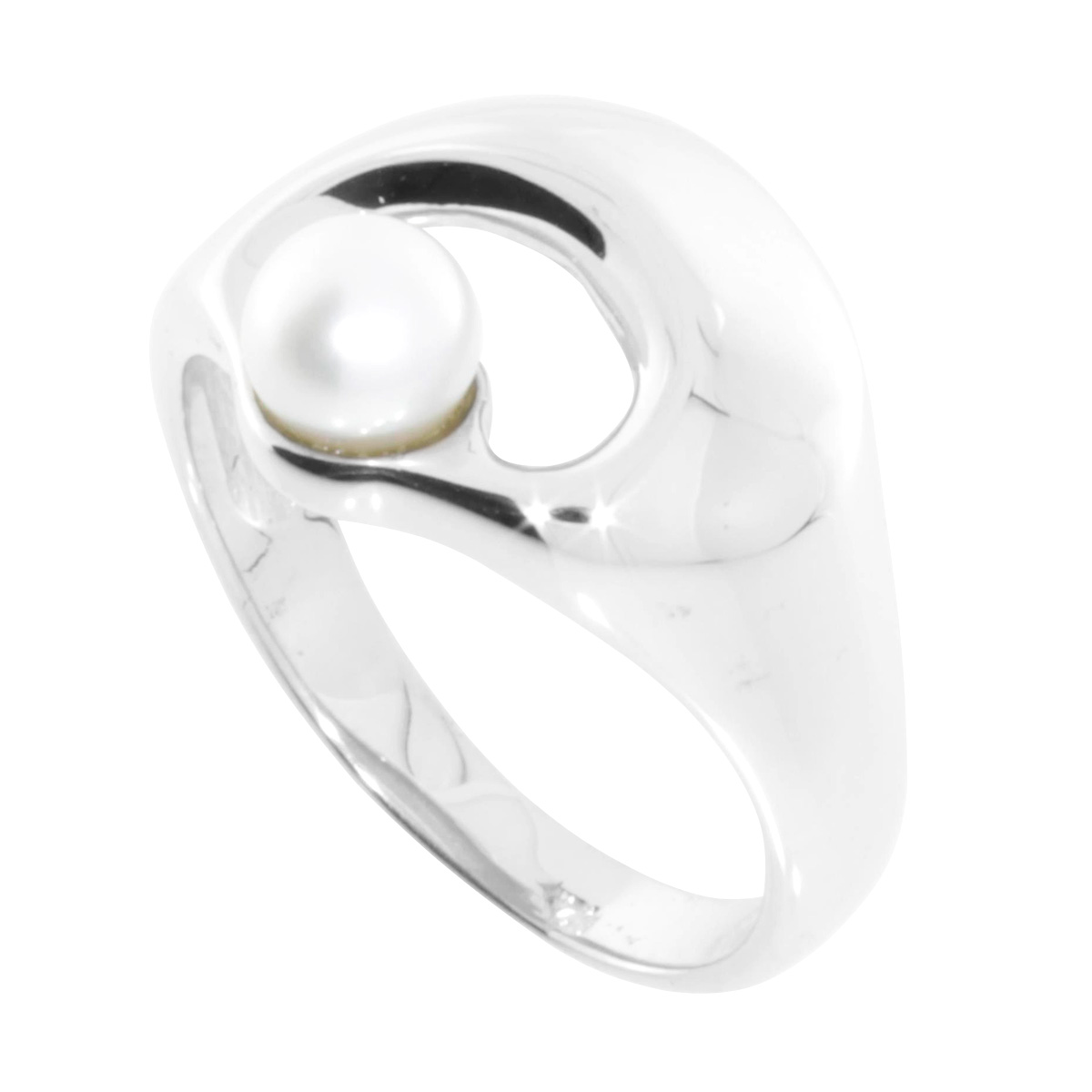 Ring Silber 925/000, Zuchtperle -Größe wählbar-