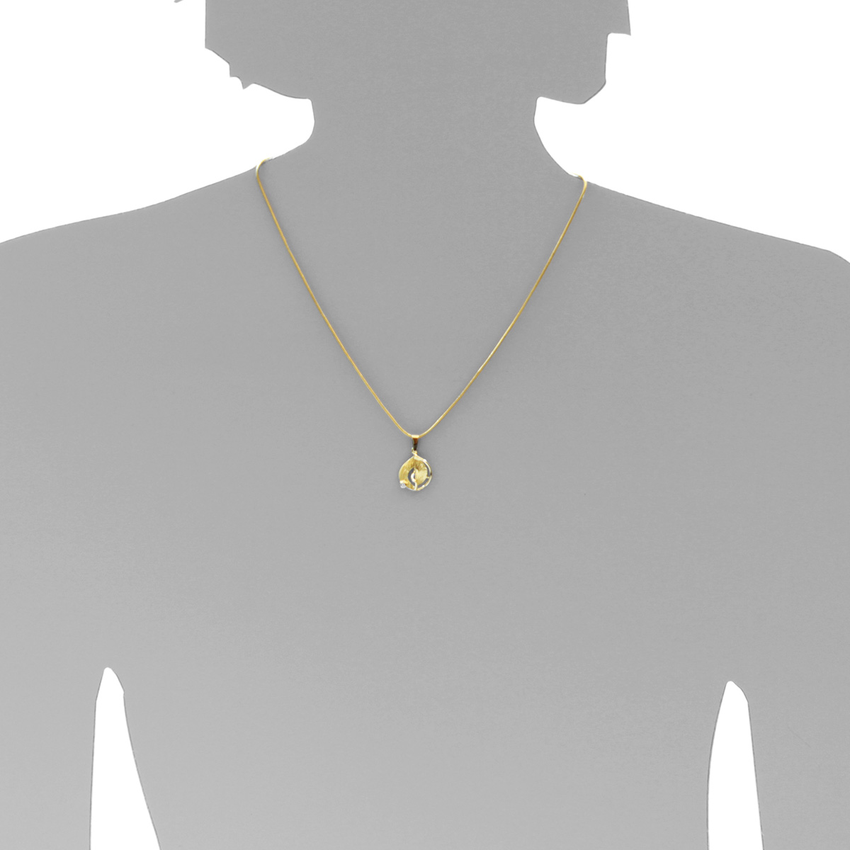 Anhänger Gold 333/000, Zirkonia
